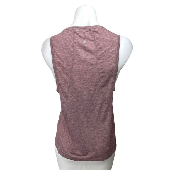 Lululemon Purple Knit Sleeveless Pullover Athletic Workout Gym Tank Top Size 4 - Picture 2 of 3